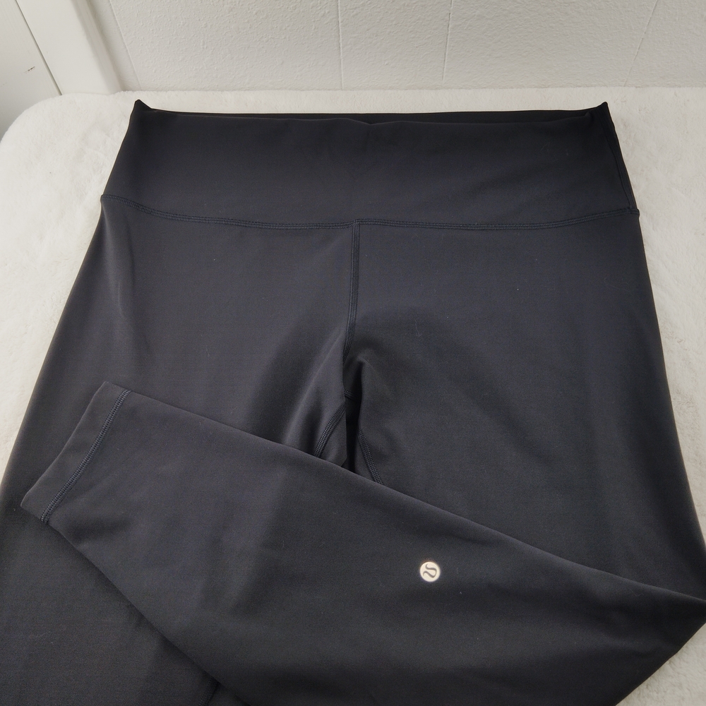 Lululemon Wunder Train High Rise 28" Sz 18 Black